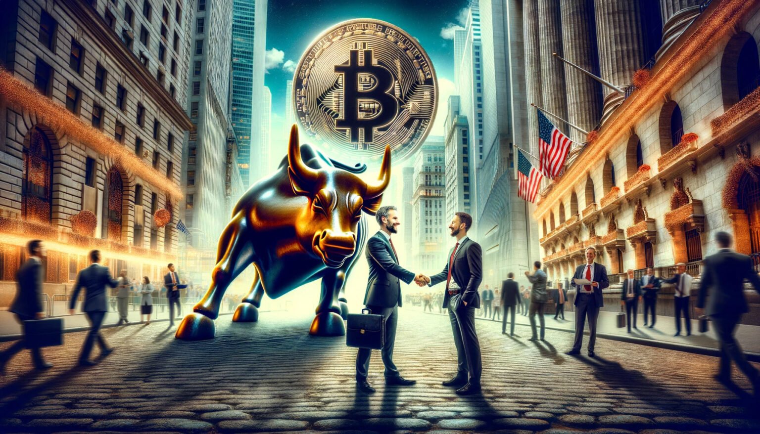 Galaxy executive says top wire firm will participate in spot Bitcoin ETF